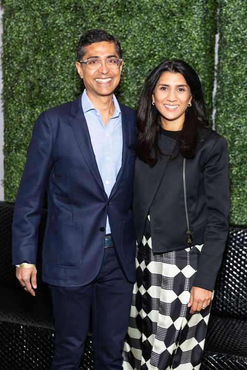 san francisco, ca   january 19   ravin agrawal and alka agrawal attend fog design  art preview gala on january 19th 2022 at fort mason center festival pavilion in san francisco, ca photo   drew altizer