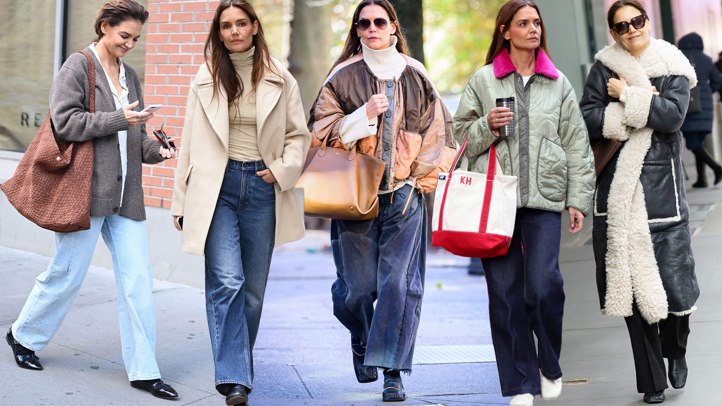 Seven Easy, Elevated Winter Oufits Inspired by Katie Holmes