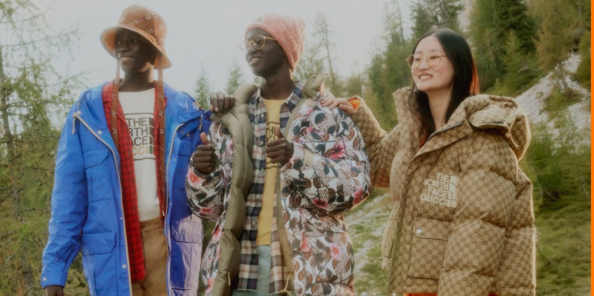 Gucci Slaat Handen Ineen Met The North Face Gucci Slaat Handen Ineen Met The North Face