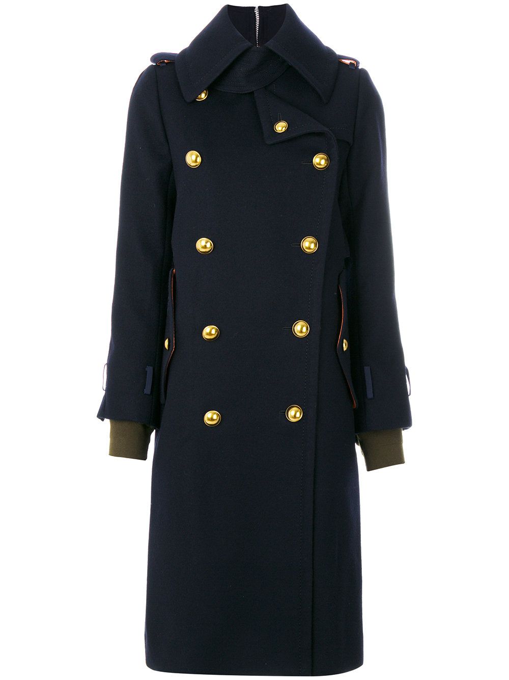 military coat with fur