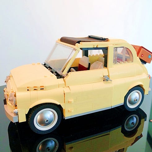 樂高迷注意 全新fiat 500車款 鵝黃色復古感十足義大利經典汽車全新上市 樂高迷注意 全新fiat 500車款 鵝黃色復古感十足義大利經典汽車全新上市