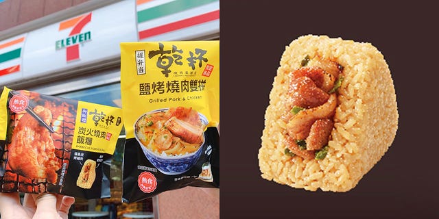 7 Eleven聯名乾杯推出 乾杯炭火燒肉飯糰 乾杯燒肉雙拼握便當