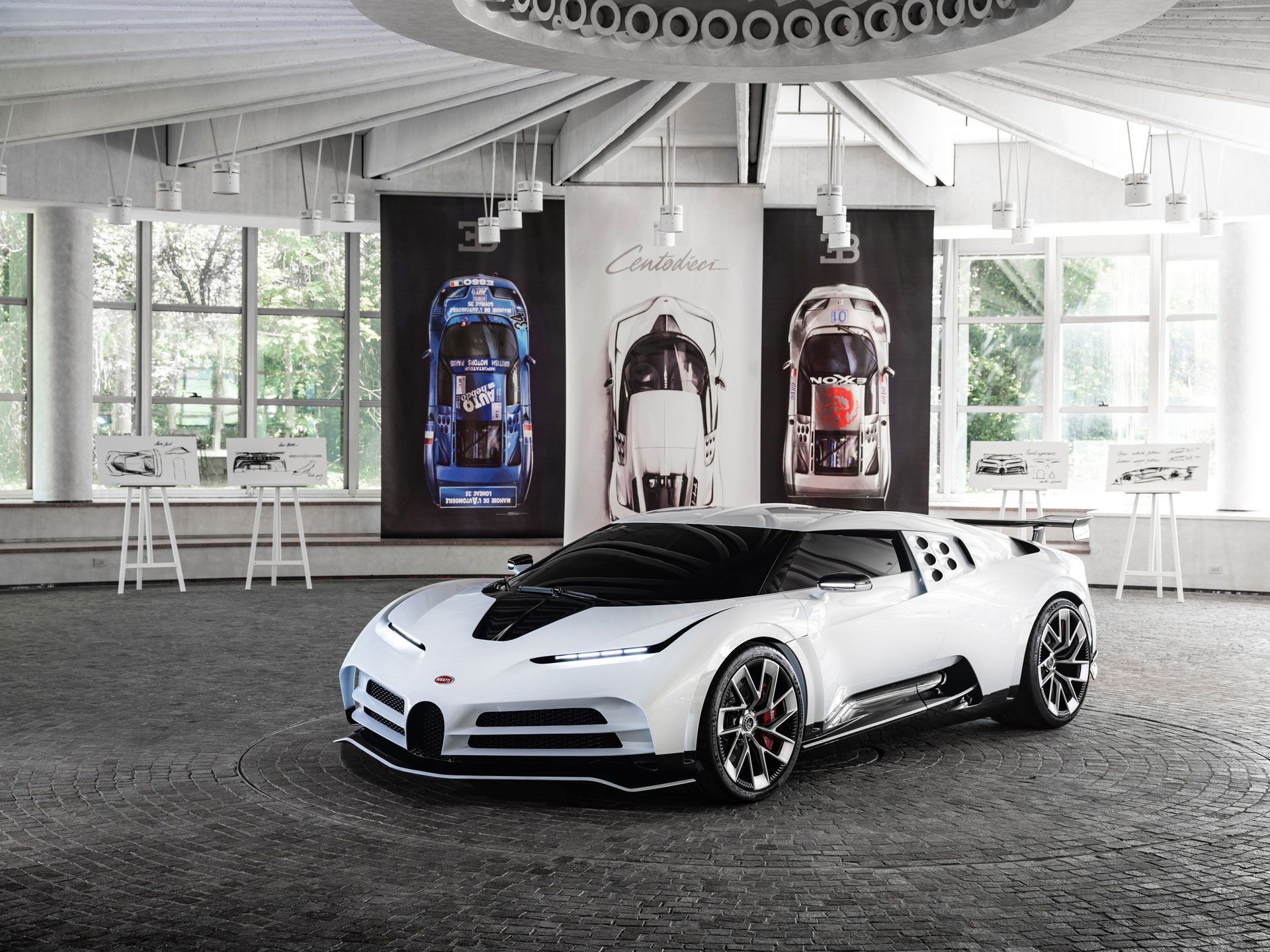 Bugatti Reveals $9 Million 1600-HP Cento Dieci at Pebble