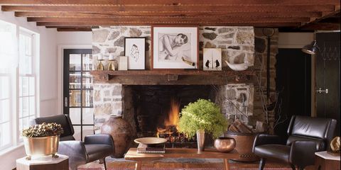24 Unique Fireplace Mantel Ideas, Lodge Style Fireplace Ideas