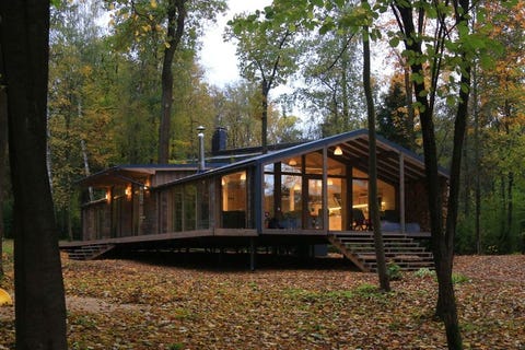 prefab cabin made by bio architects