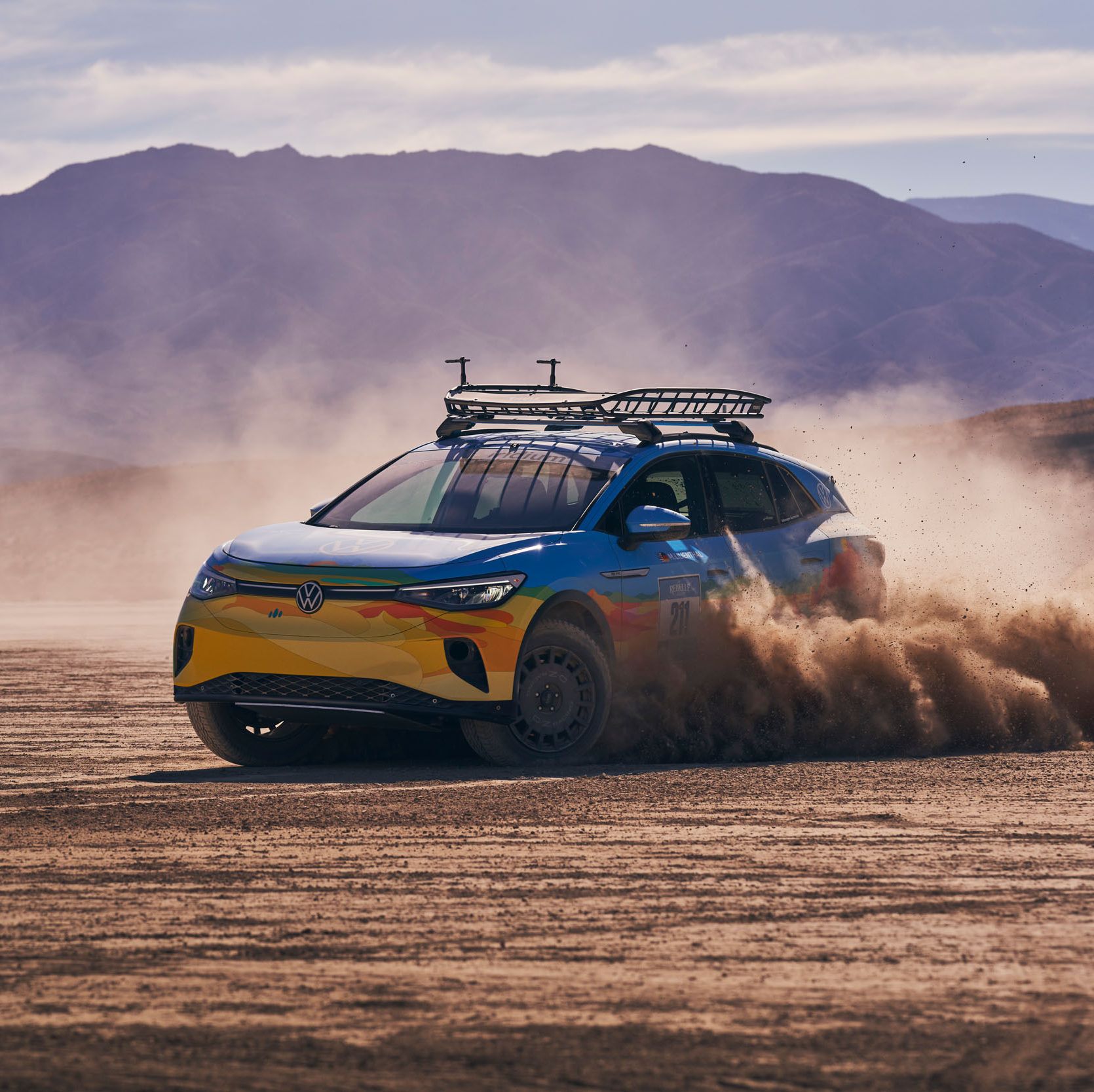 Volkswagen Entered Its Electric ID.4 In a Desert Race—and Nothing Broke
