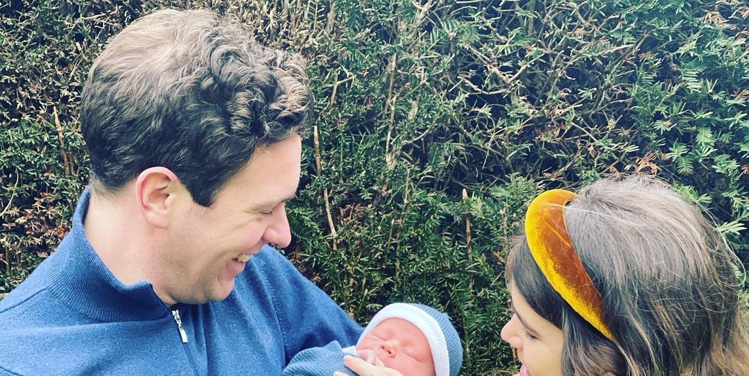 Princess Eugenie wears a striking headband in her first photos as a new mother
