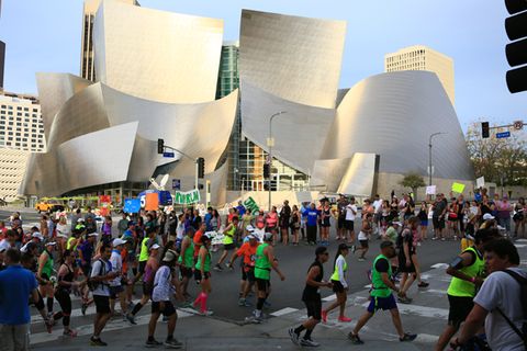 2015 LA Marathon Disney Hall
