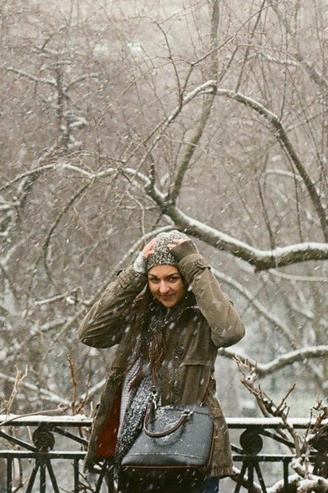 Branch, Tree, Winter, Snow, Spring, Outerwear, Plant, Twig, Photography, Sitting, 