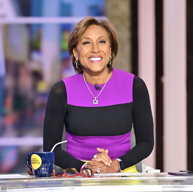 good morning america   102121 the anchors wear purple in support of glaad spirit day on “good morning america” 7 9 am, et gma21abcjeff neira robin roberts