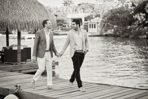 Matthew Robbins and Luis Otoya’s Intimate Island Wedding - These Two ...