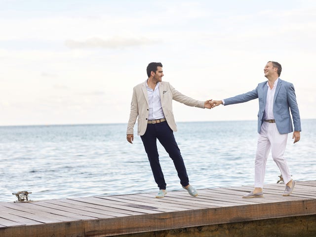 Matthew Robbins And Luis Otoya S Intimate Island Wedding These Two Matthew Robbins And Luis Otoya S Intimate Island Wedding