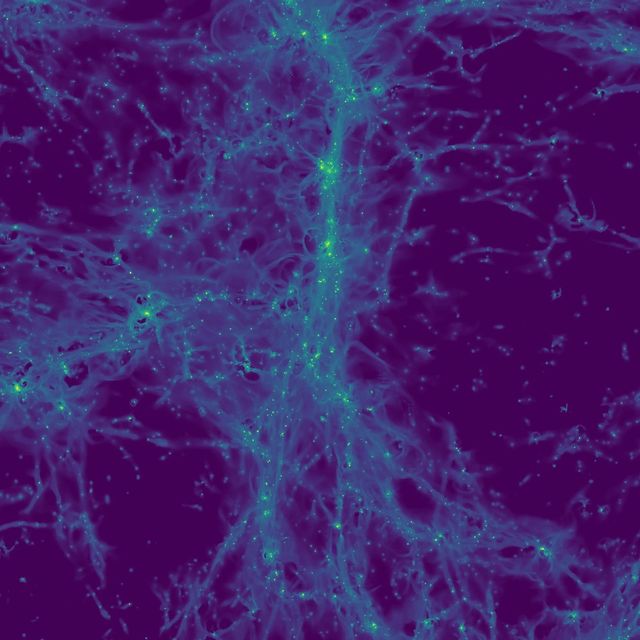 la nasa ha tomado una increíble fotografía de la red que conecta todo el universo