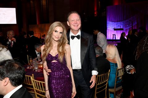 new york, new york   october 24 brian france and amy france attend angel ball 2022 hosted by gabrielles angel foundation at cipriani wall street on october 24, 2022 in new york city photo by mark saglioccogetty images for gabrielles angel foundation