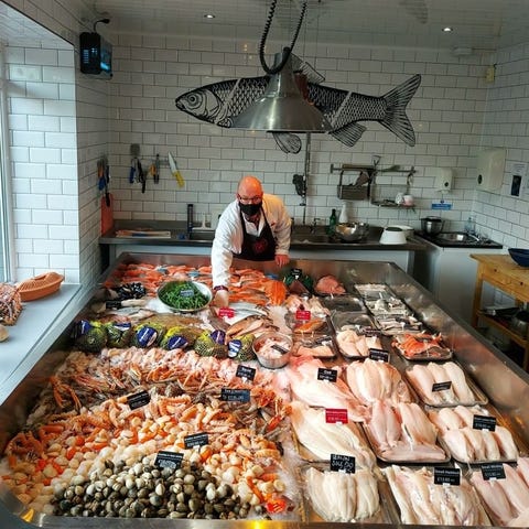 a fishmonger