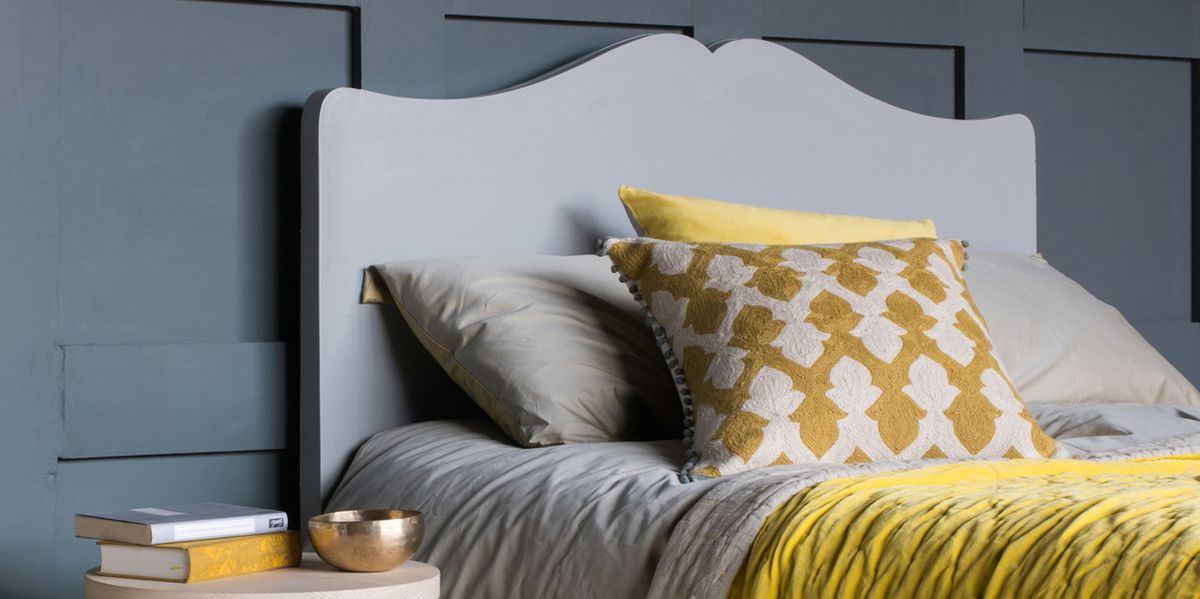 26 Grey Bedroom Ideas, Grey Headboard Room Decor