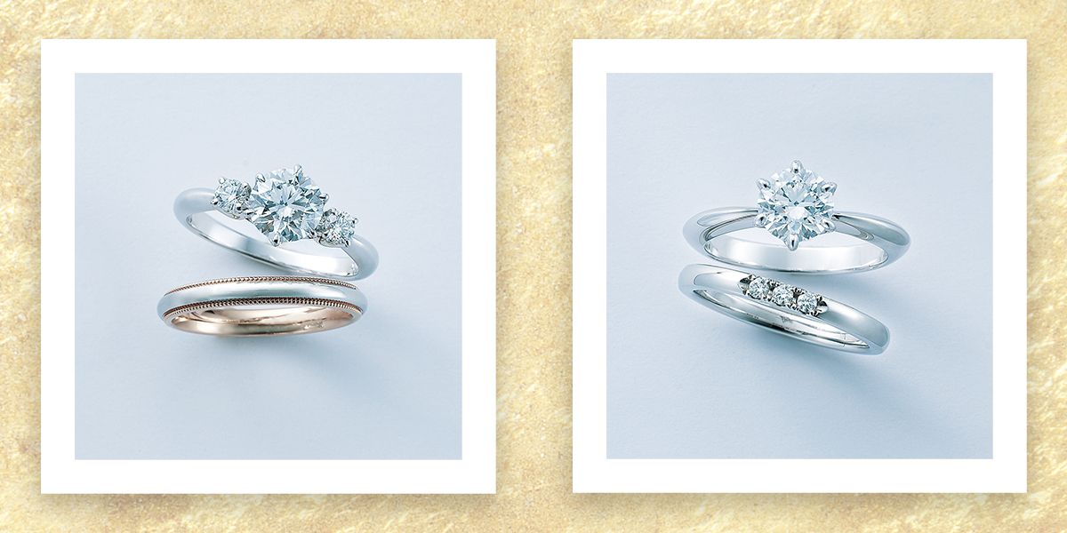 ミキモトで重ねづけ♡「婚約指輪+結婚指輪」のリングレイヤード図鑑