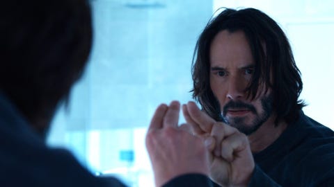 Keanu Reeves in 'The Matrix Resurrections'