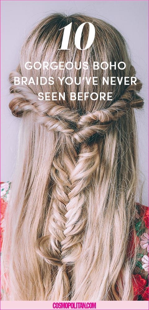 17 Messy Boho Braid Hairstyles To Try Gorgeous Touseled