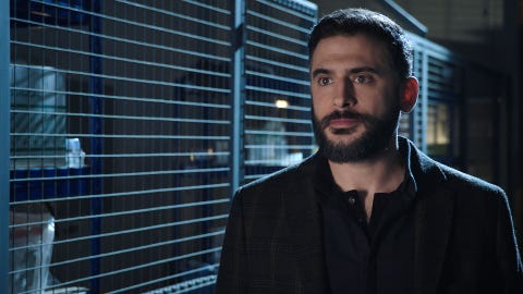 Isaac and Dom reunite in Holby City Isaac and Dom reunite in Holby City