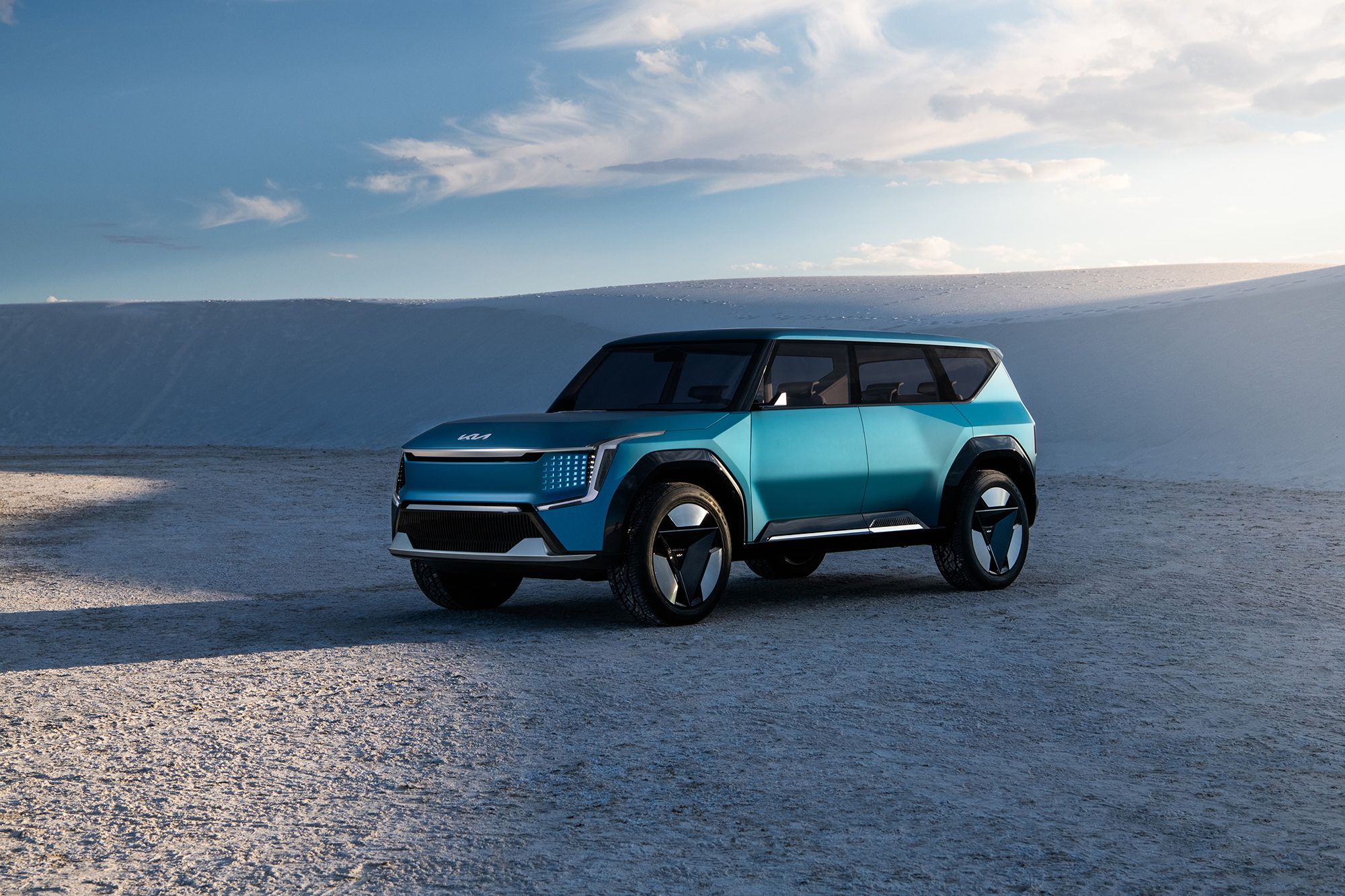 3 Row Electric Suv 2023 Kia Ev9 Three Row Suv Is Headed To Europe In 2023