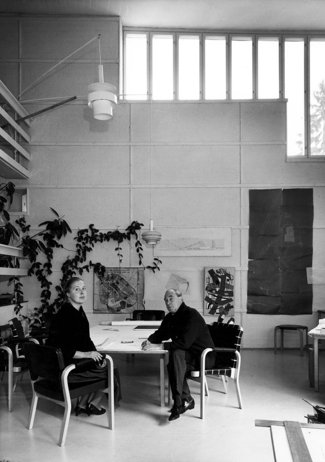 elissa and alvar aalto about 1957
