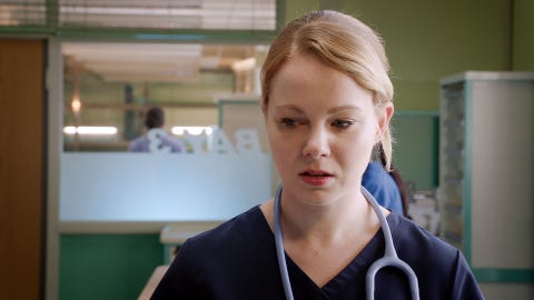 Holby City boss promises explosive end to Chloe and Evan plot