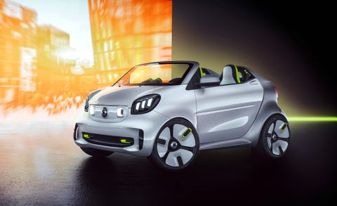 The Smart Forease Concept Is A Roofless Ev Smart Forease Concept
