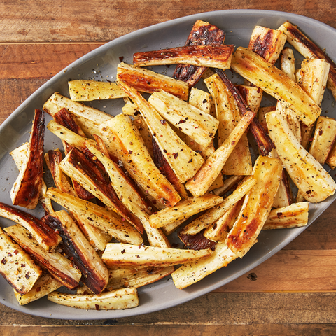 Simple roasted parsnips