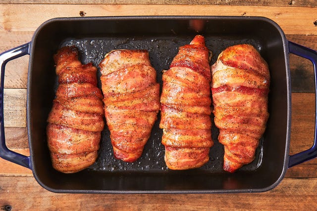 Chicken breast tenderloin and bacon recipes