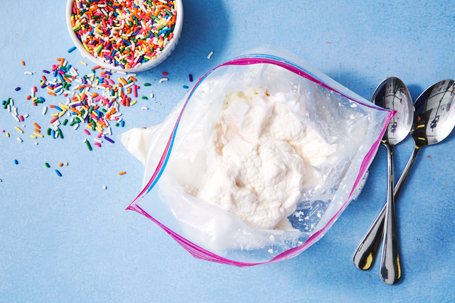 Best Ice Cream In A Bag Recipe How To Make Ice Cream In A Bag