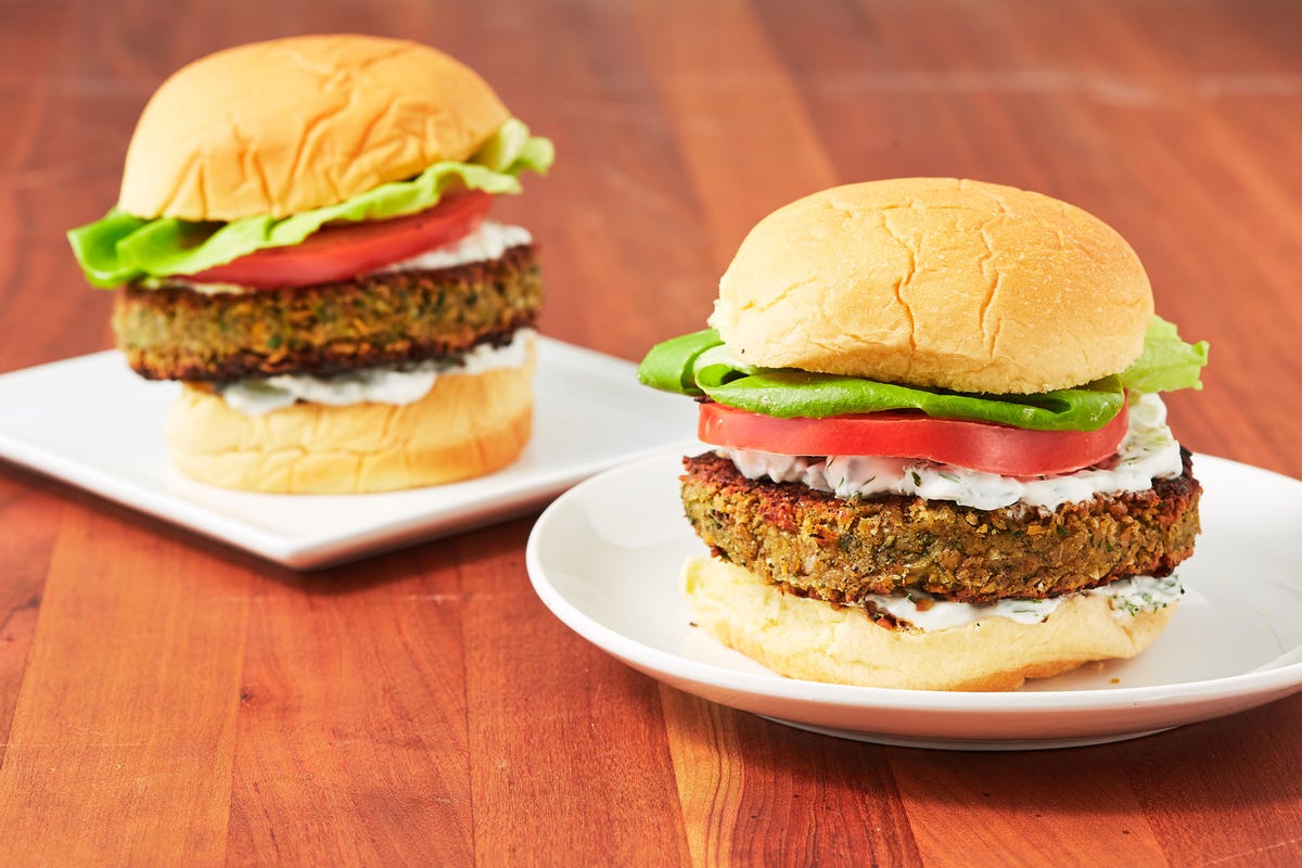 Tell Your Vegetarian Friends That Falafel Burgers Are SO Much Better Than Black Bean Burgers