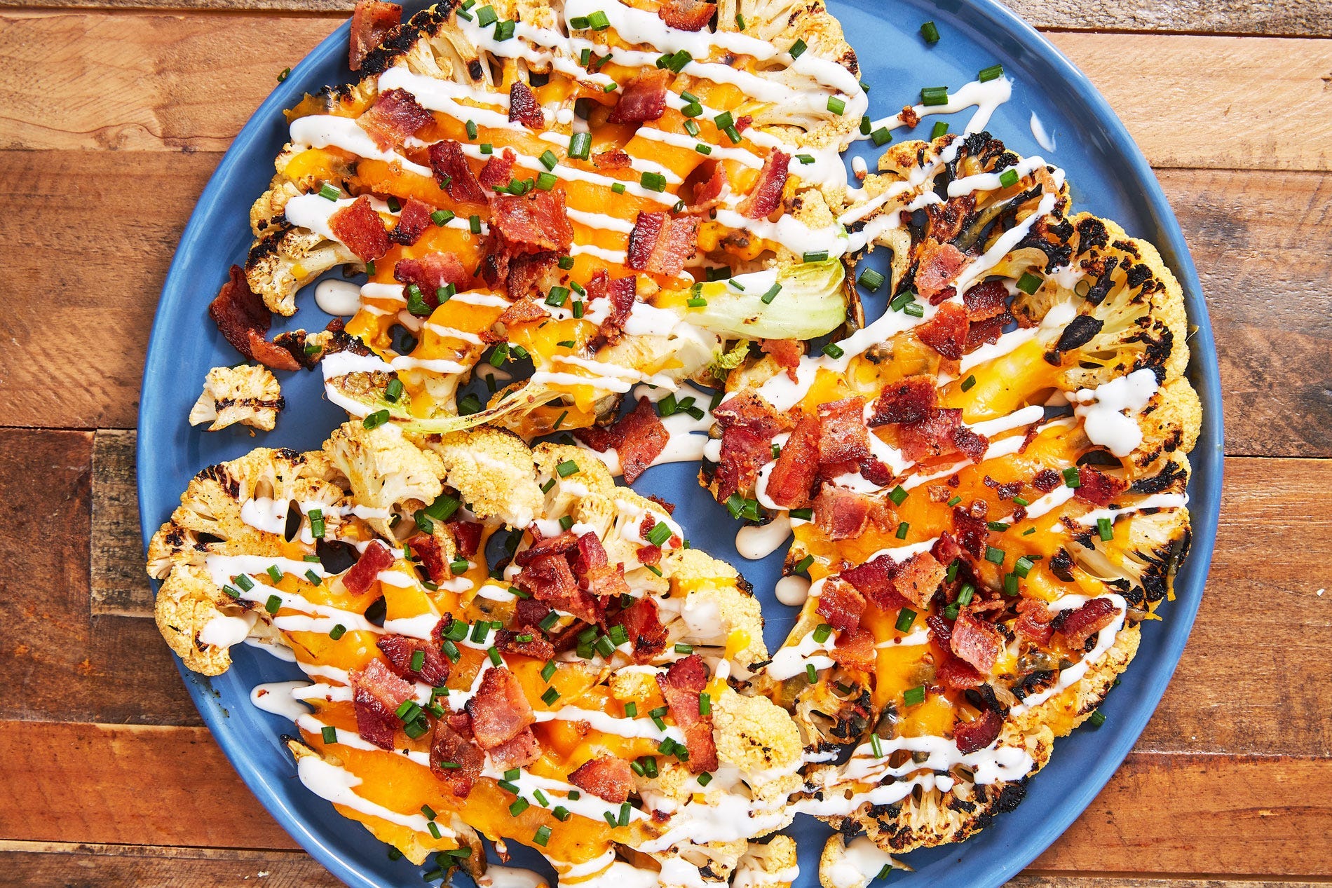 Keto Fans Will Love These Cheesy Bacon Cauliflower Steaks