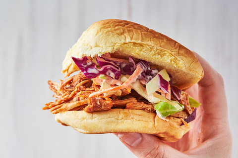 Slow Cooker Barbecue Chicken Sandwich - Delish.com