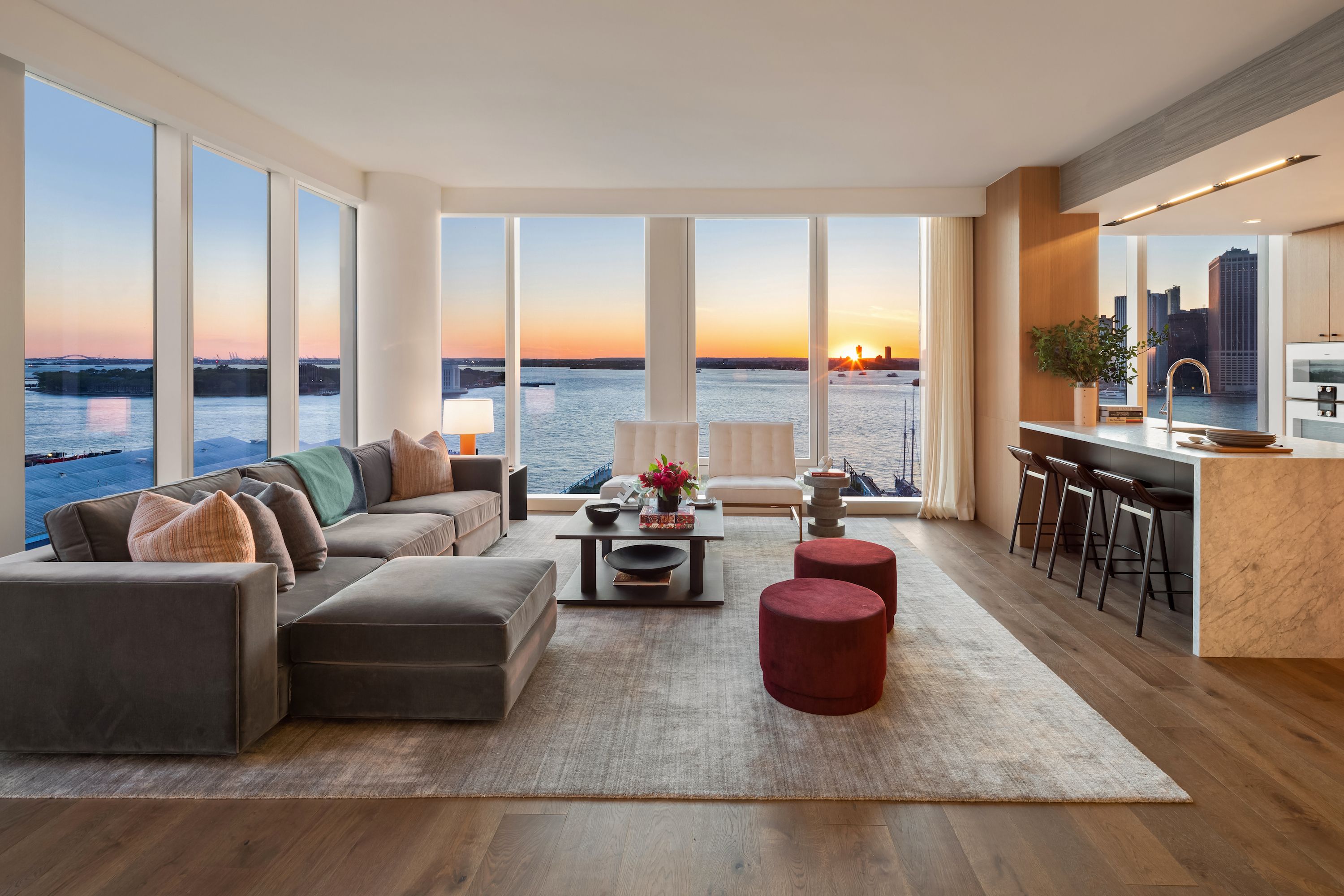 Soak In The Sunset Over The City At Quay Tower In Brooklyn