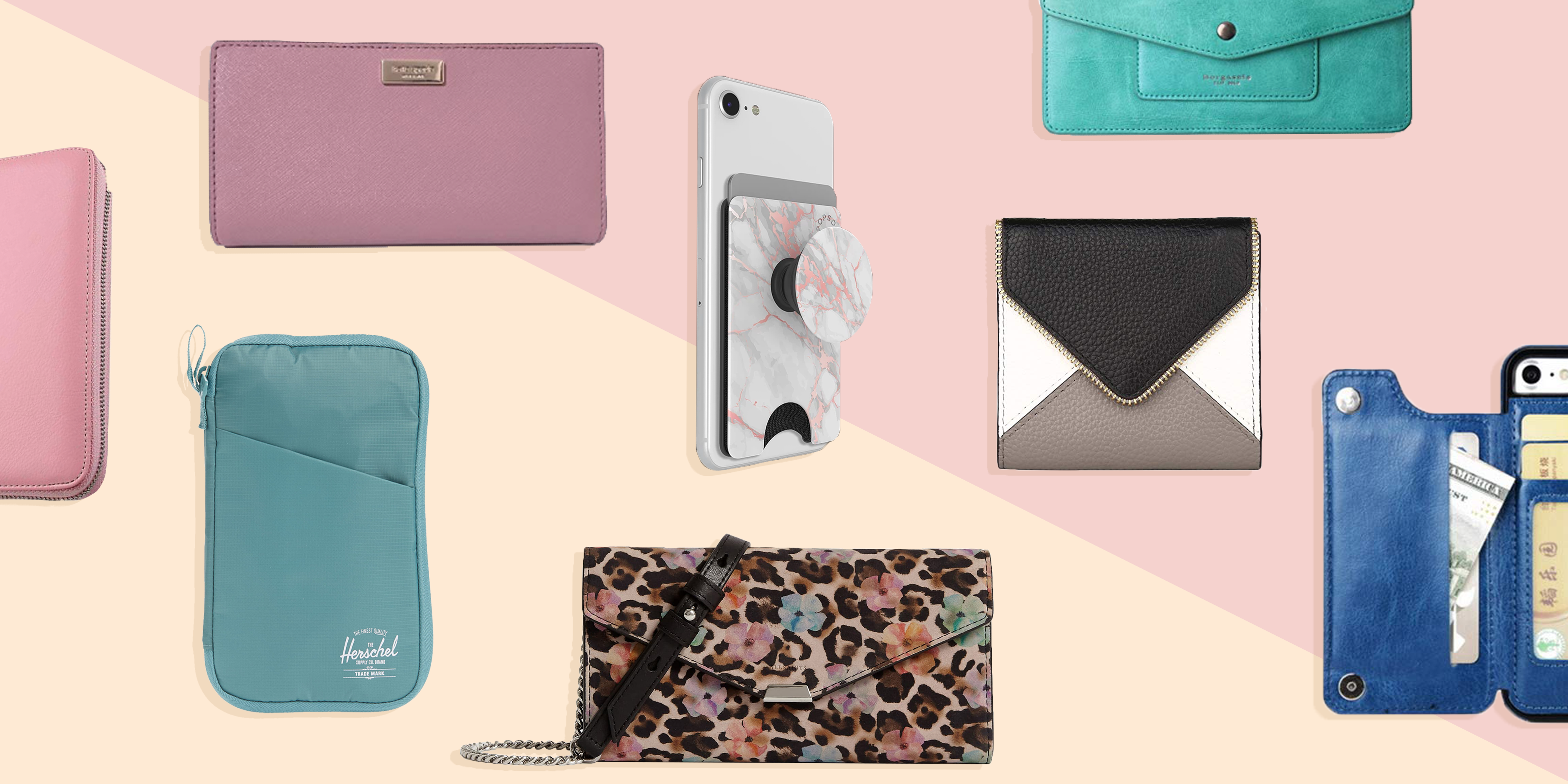 Color : A Lady Wallet Womens Large Wallet Fashion Multi-Card Handbag Big-Capacity Hand Bag Mobile Bag Girl Bag
