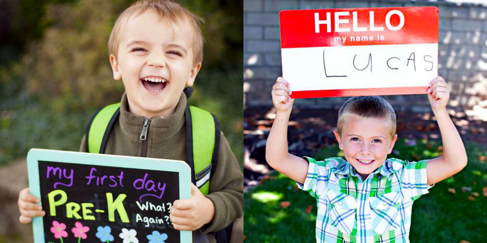 15 Creative First Day Of School Photo Ideas To Try At Home