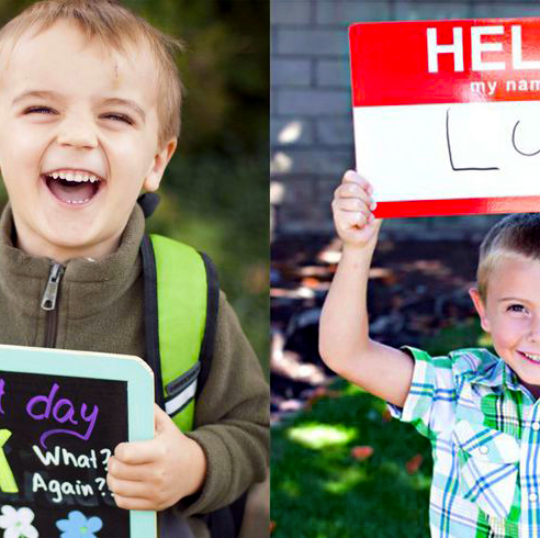23 Creative First Day Of School Photo Ideas To Try At Home