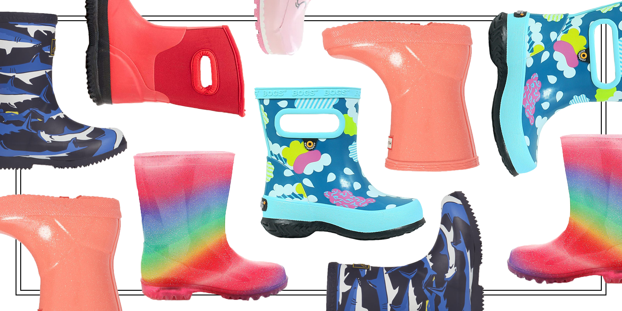 kids designer rain boots