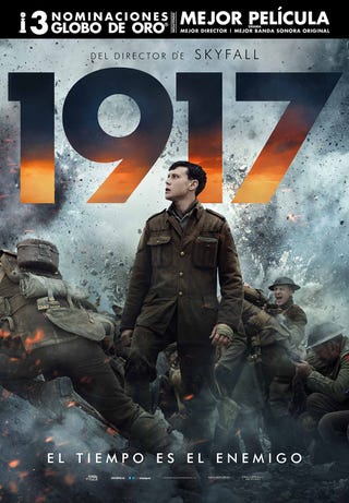 Cartel final de "1917" de Sam Mendes