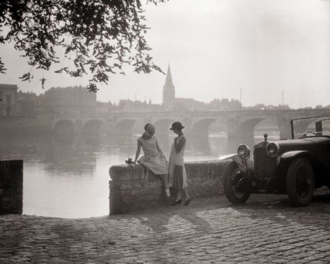 1920s TWO YOUNG WOMEN WITH... 1920s two young women with