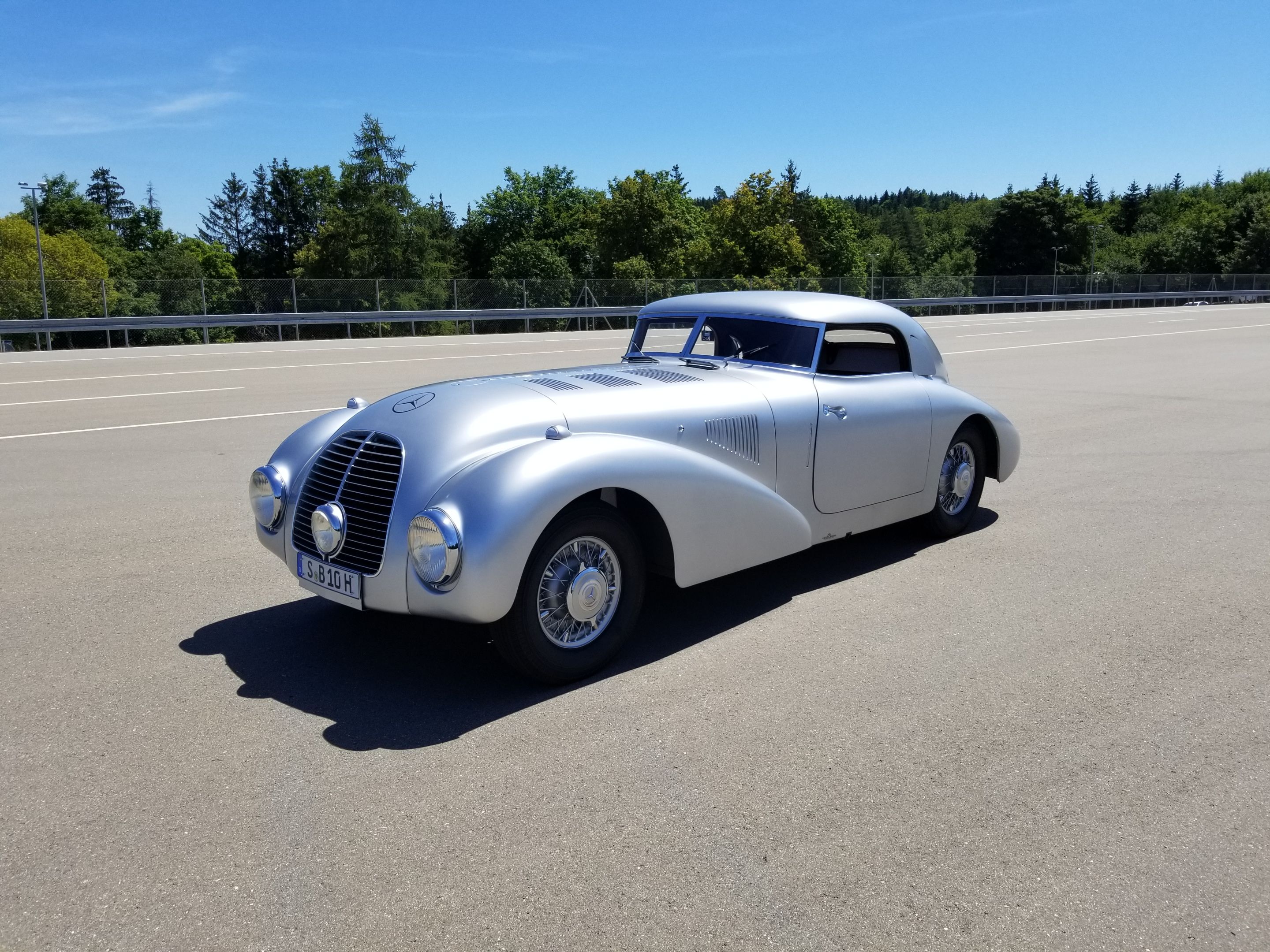 Mercedes-Benz Classics Driven at German Test Track