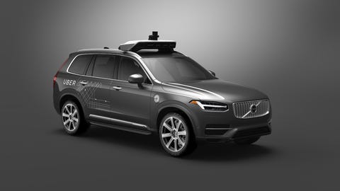 Uber autonomous test vehicle volvo cars and uber join forces to develop autonomous driving cars