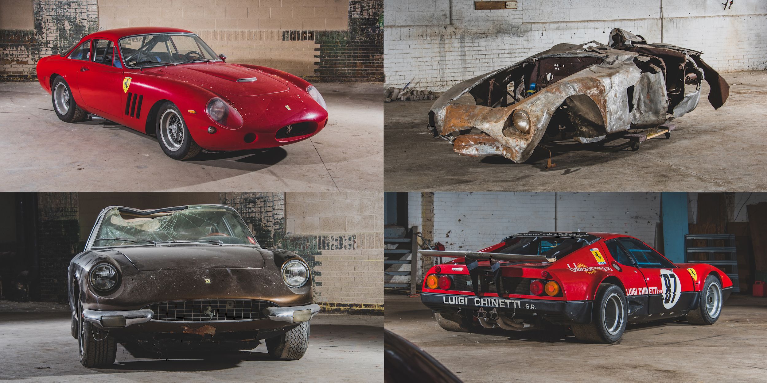 This Massive Treasure Trove of Barn-Find Ferraris Can Be Yours