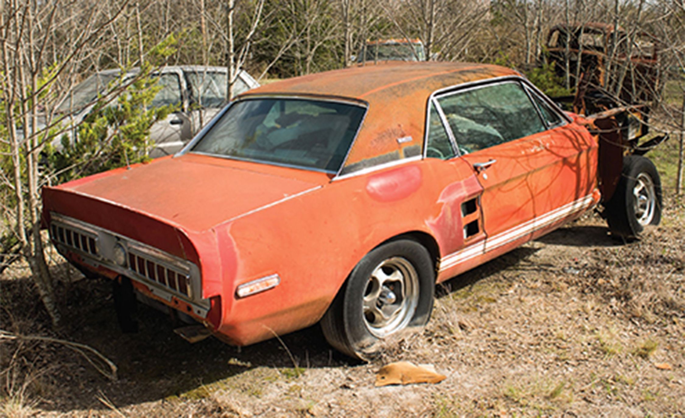 1967 Mustang Shelby Gt500 Prototype Found Lost Little Red Shelby Discovered In Texas