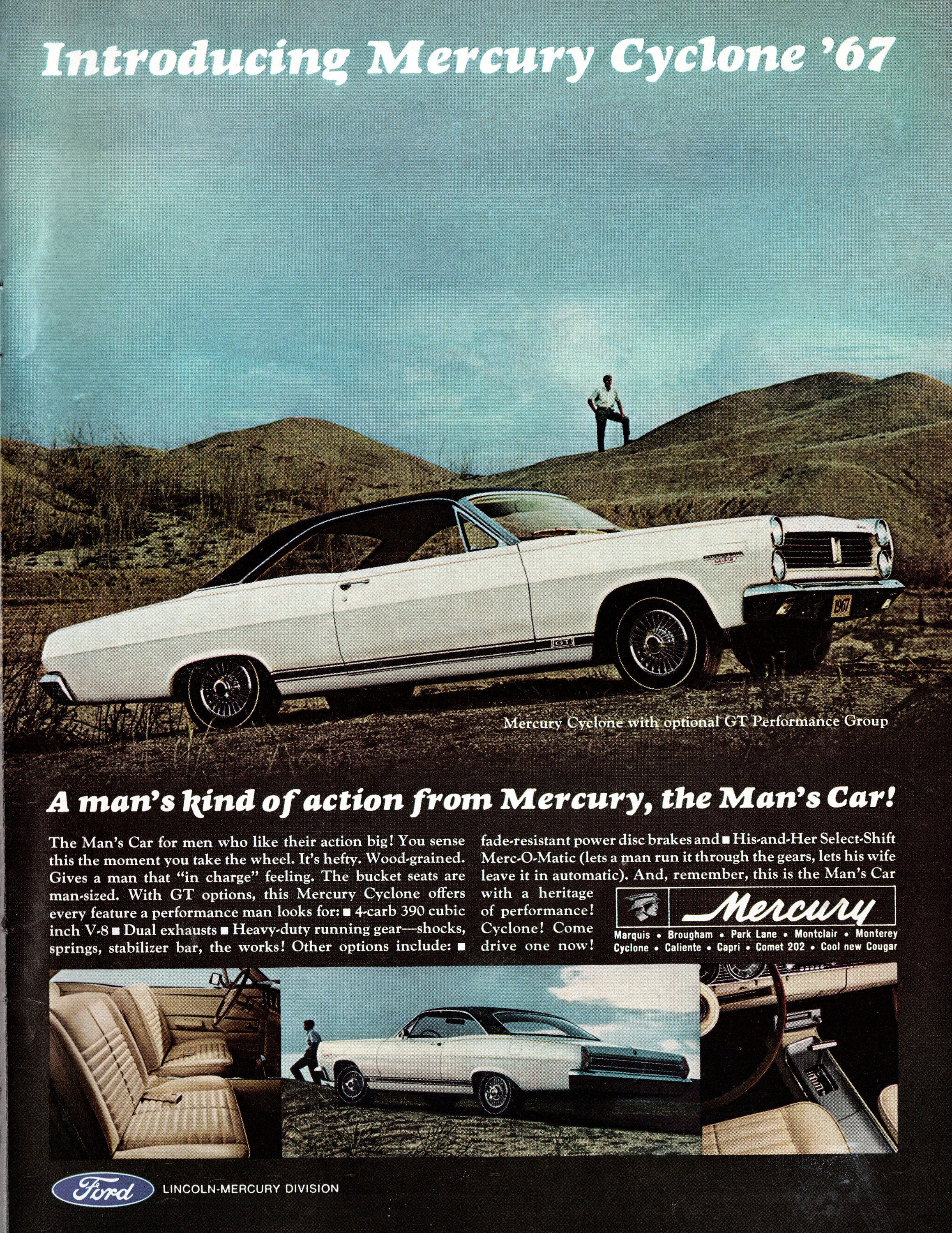 '67 Mercury Cyclone Is the Man's Car for Men Who Like Their Action Big