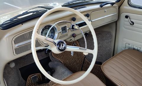 1967 volkswagen beetle interior
