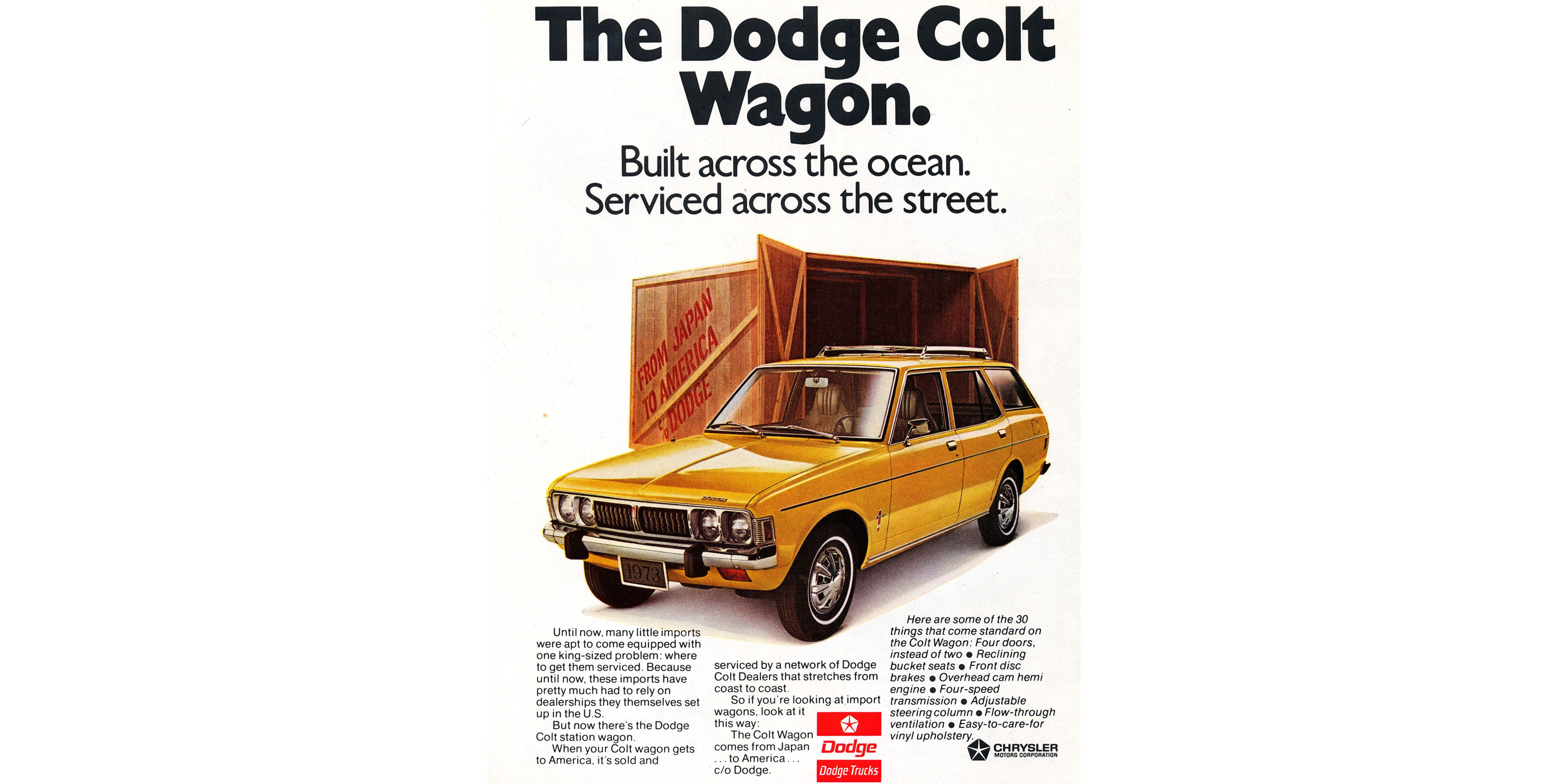 1973 Colt Wagon, from Japan to America c/o Dodge