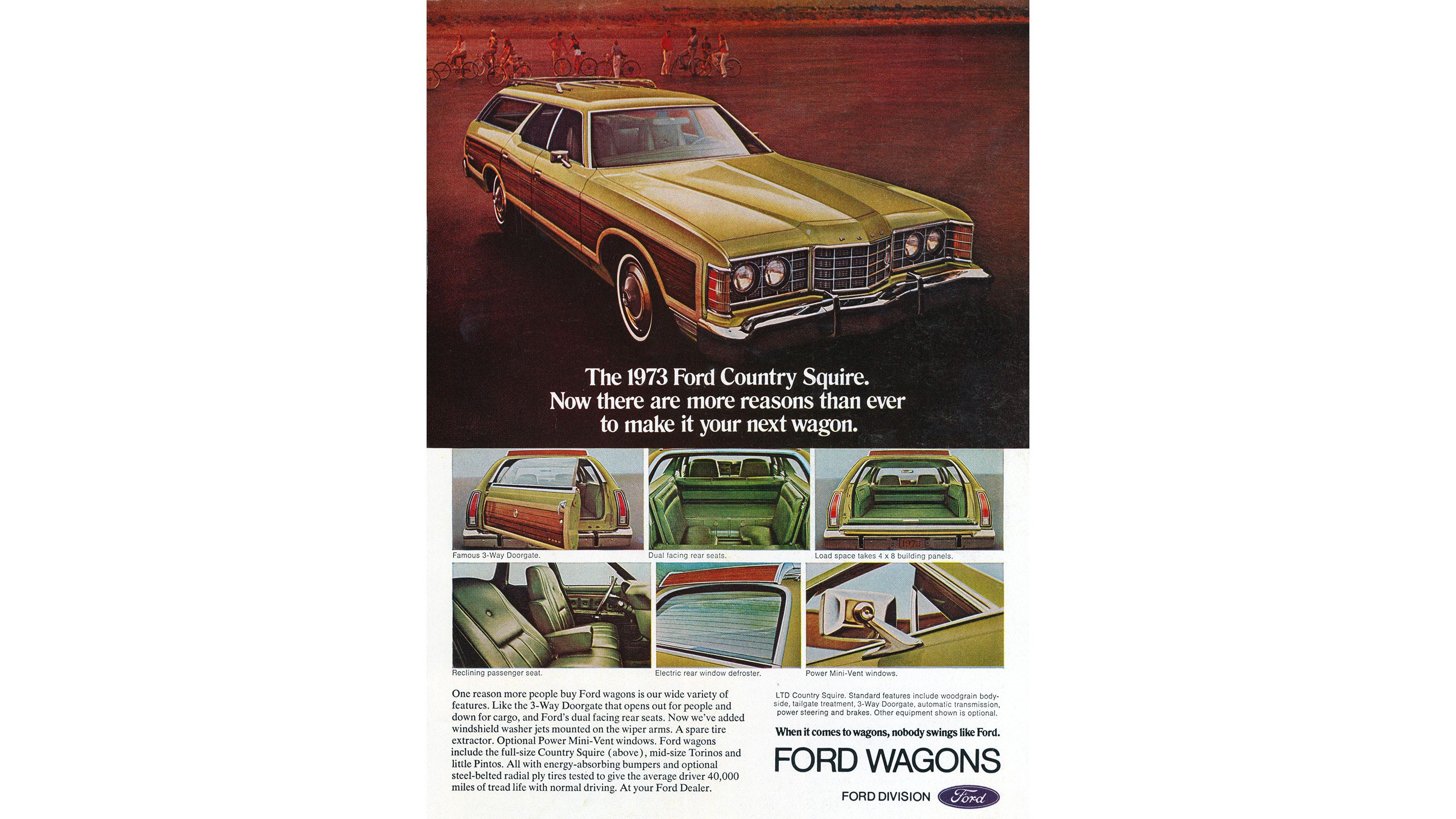 You'll Swing Like Ford in a 1973 Country Squire