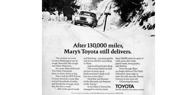 130,000 Miles in Three Years with a New 1970 Toyota Corona? No Problem!